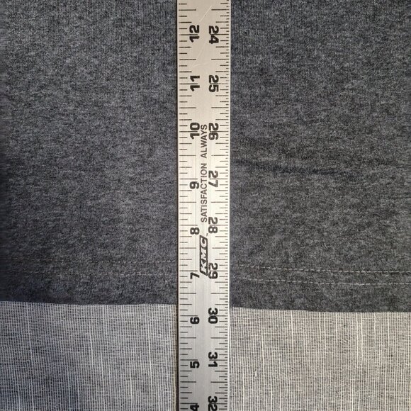 VINTAGE Bacardi Promo T-Shirt Size XL Gray Bat Logo Ringer Adult - Picture 7 of 9